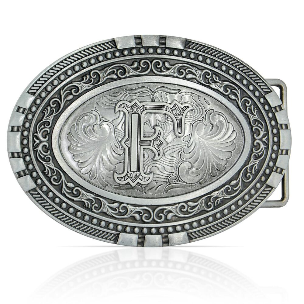 7580 Belt Buckles Western Cowboy - Silver Belts Buckle Cool Cowboy Belt